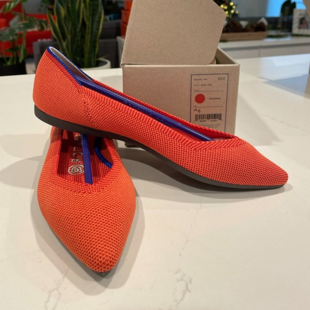 Rothy's The Point Persimmon | Shoes RETIRED (New with Box)